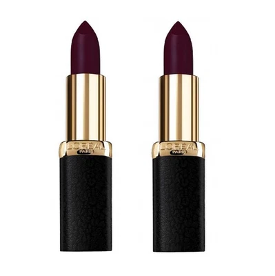 Pack of 2 L'Oreal Paris Colour Riche Matte Lipcolour, Matte-Jestic #707 - Image 1 of 4