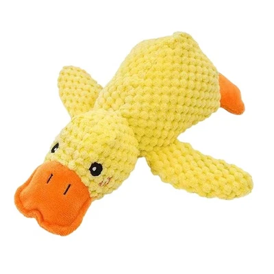 Hunde-Schlafspielzeug, Ente, Kauspielzeug mit Geräuschen, für Mittelgroße u3757 - Bild 1 von 4