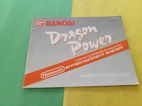 Dragon Power Nintendo NES Instruction Manual Only