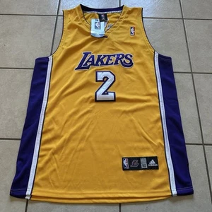 Nueva Camiseta Derek Fisher #2 Los Angeles LA Lakers Adidas NBA 52 *Leer por favor* - Imagen 1 de 16
