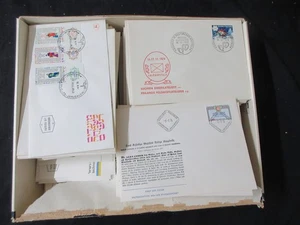 FDC de Finlandia e Israel en caja, inicio 99p - Imagen 1 de 2