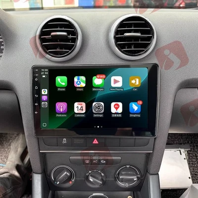 64G Für Audi A3 S3 RS3 2003-2013 Android 14 Autoradio CarPlay GPS Navi RDS BT - Bild 1 von 4