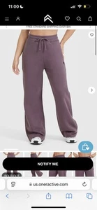 NEW Oner Active All Day Straight Leg Jogger Vintage Purple XS Short SOLD OUT - Picture 1 of 10