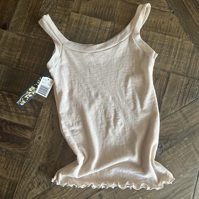 Nueva camiseta sin mangas Gossamer Heavenly elástica transparente talla única capa de camisola Foto 1 de 4