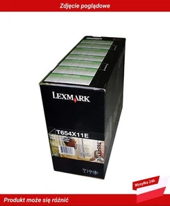 T654X11E Lexmark T654N Toner Cartridge Czarny - Afbeelding 1 van 4