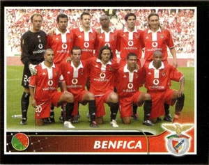 Juego de pegatinas de fútbol Panini Portugal 2004 foto de equipo de descanso Benfica #68 - Imagen 1 de 2
