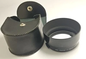 Vintage Original SMC Pentax 1:2 85mm 1:2.8-4 100mm Lens Hood  49mm size w/CASE - Picture 1 of 5