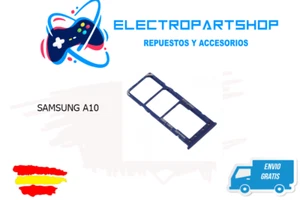 Bandeja Porta Tarjeta SIM SD Para Samsung Galaxy A10 Azul - Imagen 1 de 1