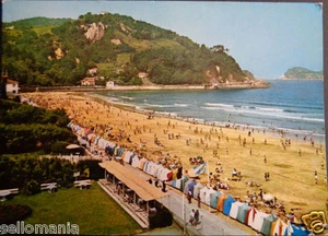 POSTAL ZARAUZ PLAYA Y MONTE SANTA BARBARA GUIPUZCOA POSTCARD POSTKARTE   CC03272 - Bild 1 von 1