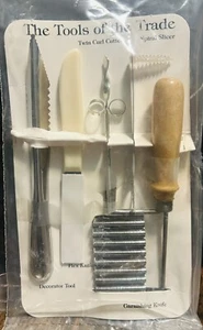 The Tools of the Trade Garnishing 5 Pc Vintage Set-NOS Sealed-Fast Free Shipping - Picture 1 of 2