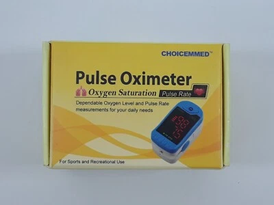 Oxímetro de pulso de dedo ChoiceMMed lectura EZ - azul C18SM  Foto 1 de 4