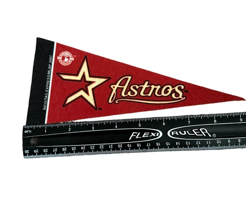 Houston Astros 2004 Mini Baseball Felt Pennant by Rico  4" x 9" NEW Cover