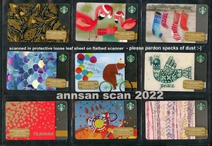 LOT 9 STARBUCKS Feiertagskarten 2015 6113 Sirenenwaagen etc. neu neuwertig 0 $ PREISSENKUNG - Bild 1 von 2