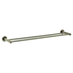 Johnson Suisse Venezia Double Towel Rail 600mm JACV601PBN - Brushed Nickel - Picture 1 of 2