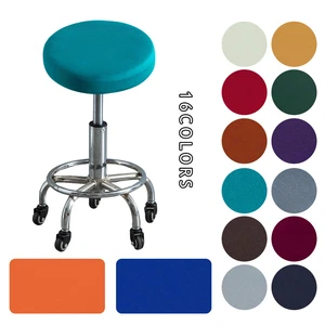 Bar Round Chair Cover Stool Cover Elastic Seat Chair Cushion Cover Home Dec ц - Picture 1 of 30
