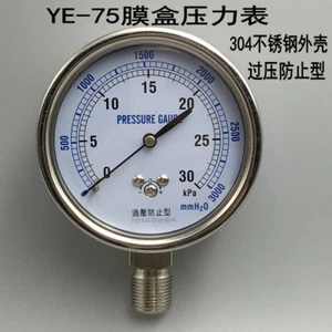 YE-75 diaphragm pressure gauge overpressure prevention type - Picture 1 of 14