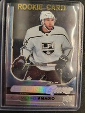 2017-18 UD Series 2 Young Guns Clear Cut Acetate Rookie #491 Michael Amadio