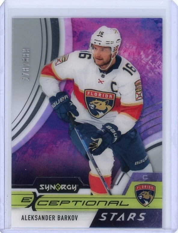 2021-22 UD Synergy Aleksander Barkov Exceptional Stars /899 - Florida Panthers