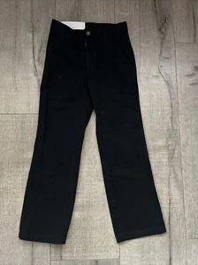 IZOD Boys Black Size 5 Slim Fit Adjustable Waist New Condition from JCPENNEY - Picture 1 of 5