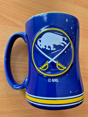 Buffalo Sabres 14oz Sculpted Relief Coffee Mug NHL - Logobrands Cover