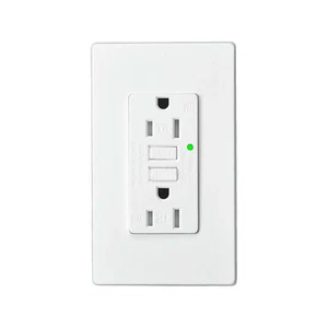 15AMP GFCI Outlet Receptacle Tamper Resistant - ETL Listed, White GFI TR WR GFCI - Picture 1 of 10