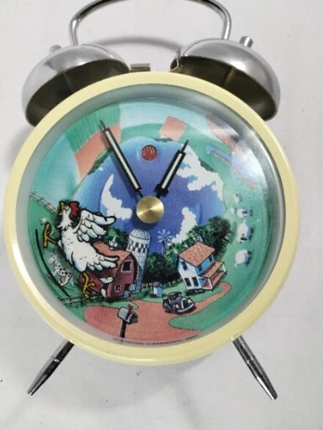 Animated  Farm Moving Chicken  Wind-up Alarm Clock Cover
