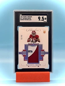 2021 Panini Flawless RP-7 Devonta Smith Rookie Patches 6/25 - Picture 1 of 2