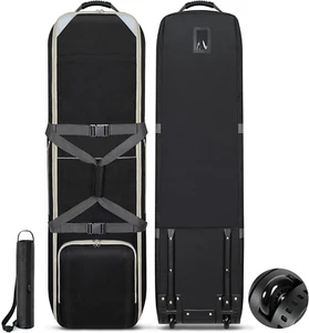 Storage Standard Golf Travel Bag for Airlines with Wheels & Can Cooler - Heavy-D - Picture 1 of 12