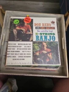 DON RENO RED SMILEY world's best 5 string banjo VG shrink - Picture 1 of 4