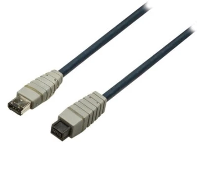 CAVO FIREWIRE 2M 9 PIN A 4 PIN MASCHIO 400 800 prolunga M adattatore computer - Imagen 1 de 2