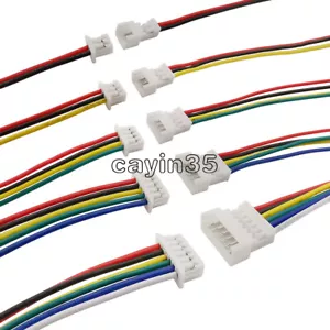 Conector de cable hembra macho JST 1,25 10/5/2 pares 1,25 mm 2P 3P 4P 5P 6P enchufe JST - Imagen 1 de 5