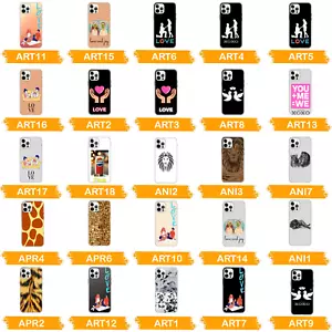 Personalised Name Phone Case  Shockproof silicon Mobile Cover For iPhone Samsung - Picture 1 of 12