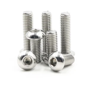 304 Acero Inoxidable ISO7380 Pernos Hexagonal Cabezal Botón Tornillo M2.5 M3 M4 M5 - Imagen 1 de 7