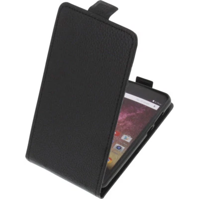 Sac pour Archos Core 50p Flipstyle Etui Cellulaire Etui Coquille Flip Coque Noir - Photo 1/4