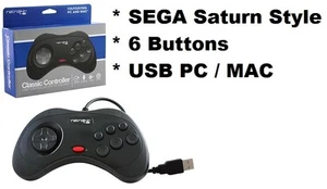 Retrolink USB SEGA SATURN Style PC/MAC Joypad Controller MODEL: RB-PC-0387 (F03* - Picture 1 of 1