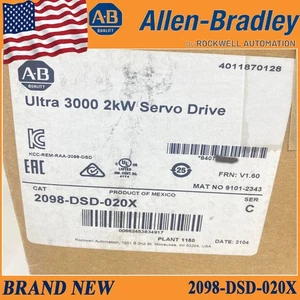 2098-DSD-020X Nuevo AB 2098-DSD-020X Ultra 3000i 2kW Servo Drive Stock en EE. UU. - Imagen 1 de 5