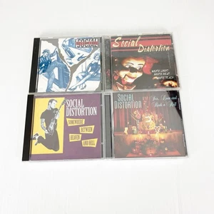 Bundle Set of 4 Social Distortion Audio Music CDs Heaven and Hell Self Titled - Picture 1 of 4