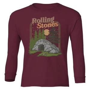 The Stone Was Rolled Away - He Is Alive Easter Youth Long Sleeve T-Shirt - Picture 1 of 12