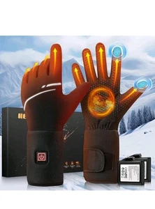 Thin Heated Gloves for Men & Women - 7.4V Rechargeable Gloves with 3200mAh*2... - Picture 1 of 6
