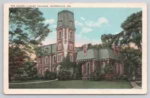 Chapel Colby College Waterville ME Maine Postkarte - Bild 1 von 2