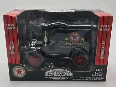 Gearbox Texaco 1912 Ford Delivery Car Coin Bank Diecast 1:24 Scale Limited Ed. - Image 1 of 3