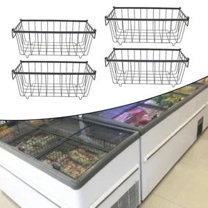 4x Freezer Organizer Bins Deep with Double Handles - Picture 1 of 6