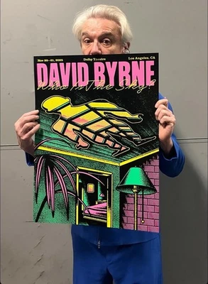David Byrne Poster Los Angeles Dolby Theater 11 20 2025