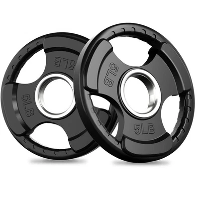 Placas de peso RitFit para barra placas de agarre de goma olímpicas de 2 pulgadas para peso... Foto 1 de 4