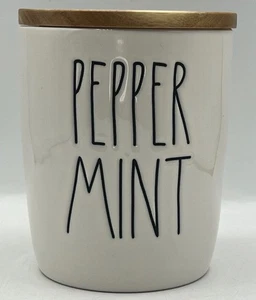 RAE DUNN Artisan Collection by Magenta "PEPPERMINT" Holzdeckeldose - Bild 1 von 7