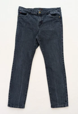 Sofia Vergara Women's Jeans Size 16 Dark Wash Skinny Stretch Studded Blue Denim - Image 1 of 4