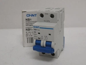 189885 New In Box; Chint NB1-C3-2P Circuit Breaker; 3A; 2P; 480VAC; 5kA - Imagen 1 de 1