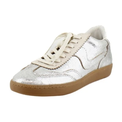 Dolce Vita Notice Women's Fashion Sneakers Silver Distressed Leather Size 6 M - Image 1 of 4