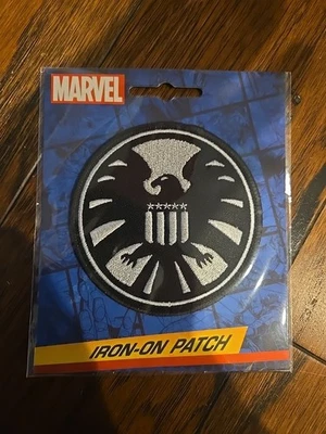 Marvel Comics Agents Of Shield Round Embroidered Iron On Patch - Image 1 of 2