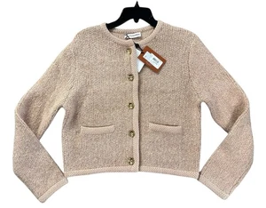 NEW Altuzarra Napoline Knit Jacket Aged Mauve Size Small S NWT FREE Shipping - Picture 1 of 4